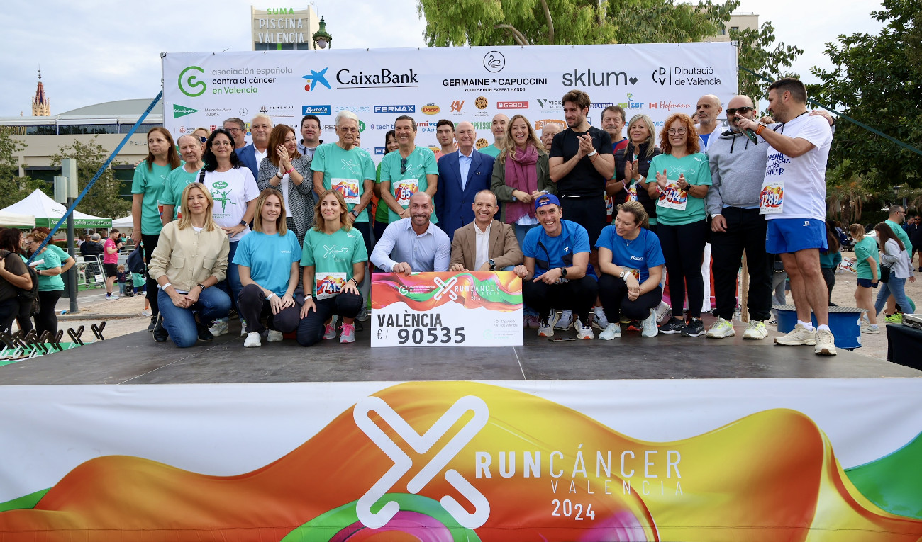 La Fundación Vicky Foods presente en la Run Cáncer Valencia batiendo récord de participación y  suma 90.535 euros de recaudación